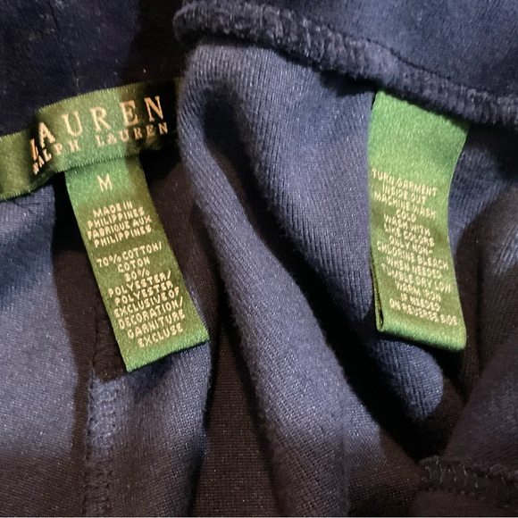 Lauren Ralph Lauren Blue Velour Jacket & Pants Size XL - Picture 10 of 12